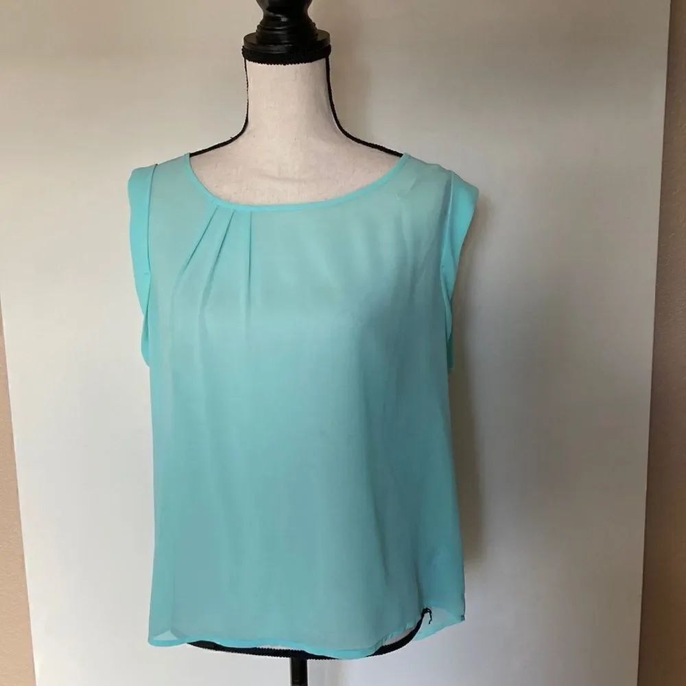 XXI Forever 21 Teal loose short sleeved blouse